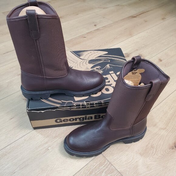 Georgia Boot Homeland Waterproof Wellington Work | Durable G113 Mens 8 M Boots main image 14